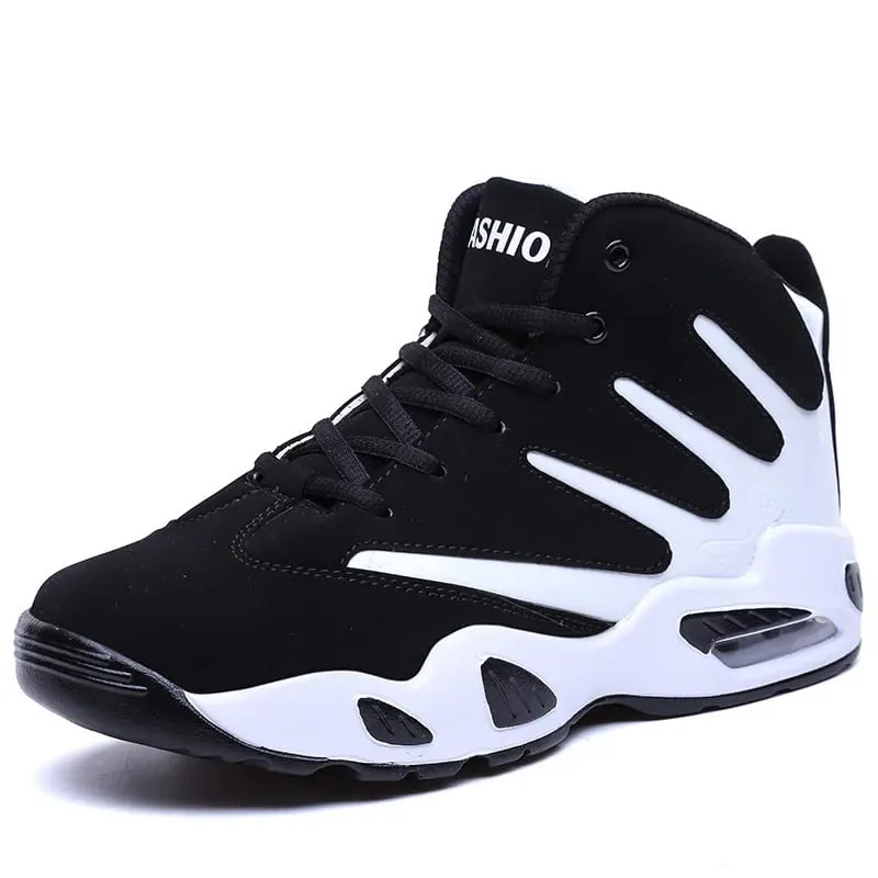 Sepatu Kets High Top untuk Pria Sepatu Basket Multifungsi Desainer Sepatu Lari Pria Bersirkulasi Sepatu Pria Fashion Kualitas Tinggi