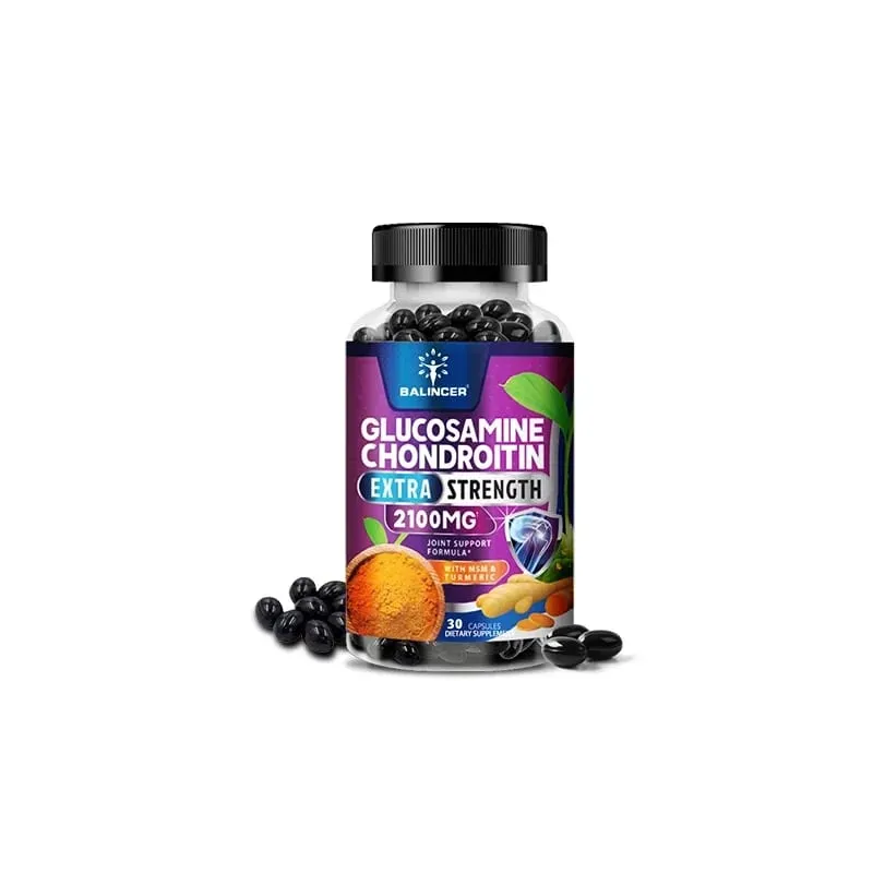 Balincer อาหารเสริมกลูโคซามีน 2100 มก. พร้อม Chondroitin | การเคลื่อนย้ายข้อต่อช่วยในการเคลื่อนไหวของข้อต่อ | อาหารเสริมการสนับสนุนข้อต่อ