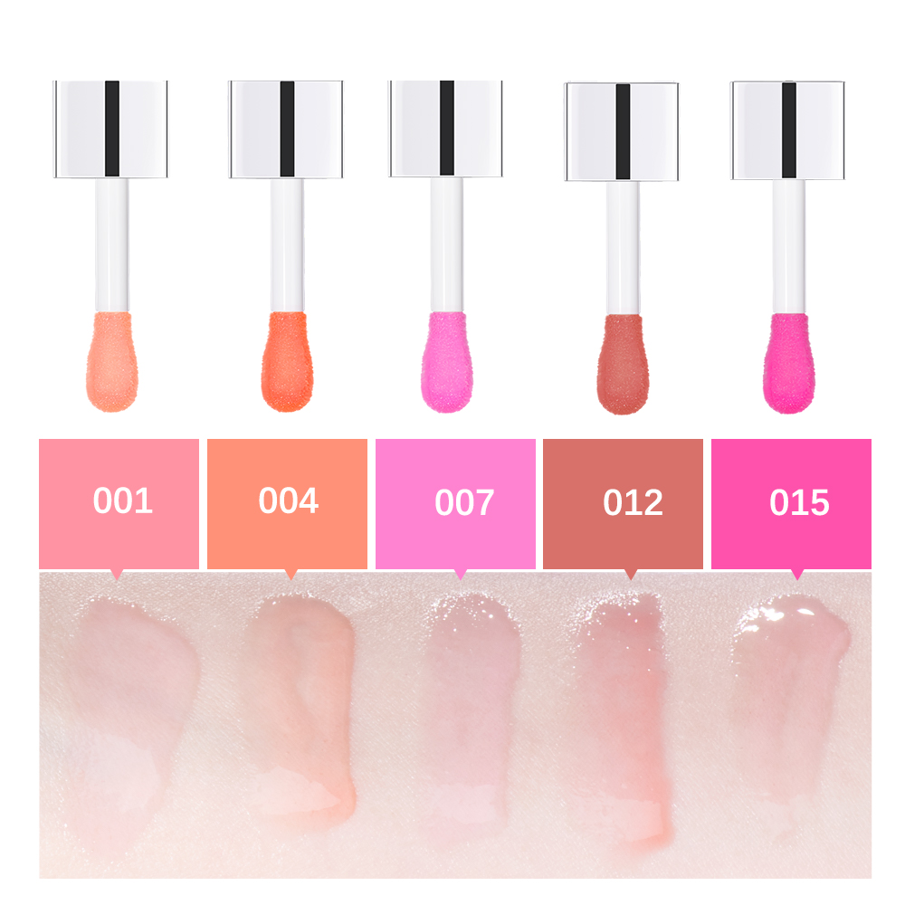 Crystal Jelly Moisturizing Lip Oil Plumping Lip Gloss Makeup Sexy Plump Lip Glow Oil Tinted Lip Plumper — image 7