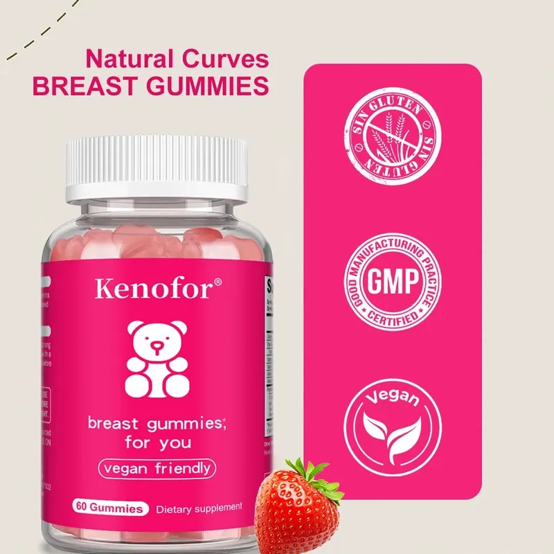 Gummies mammaires pour le développement des seins des femmes. Les soins du sein soutiennent la croissance et la force des cheveux. — image 3