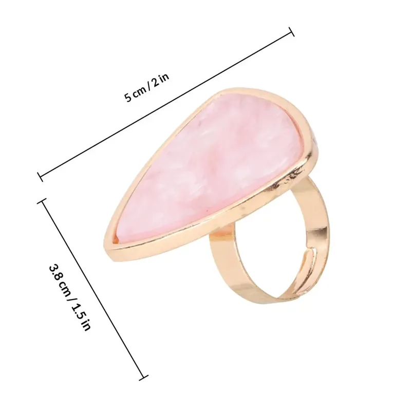 2Pcs Nail Art Ring Palettes Mini Resin Finger Mixing Plates Portable Color Palettes for Manicure Salon Home Use — image 3
