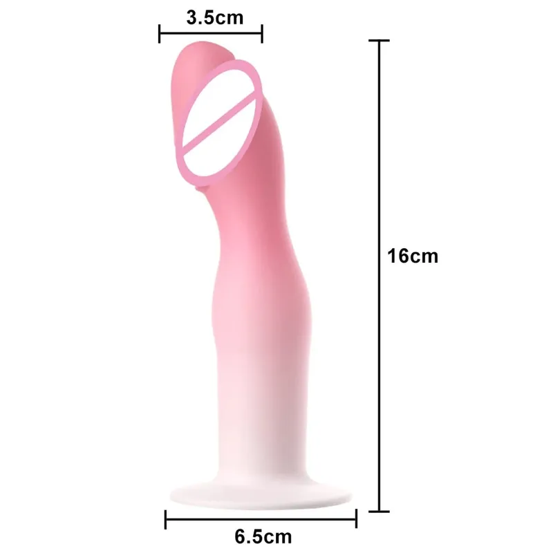 Flexibilní tekuté silikonové dildo pro začátečníky Anální kolík Prosate Massager G Bod Osobní masážní nástroj Přísavka Sexuální hračka pro ženy — image 11