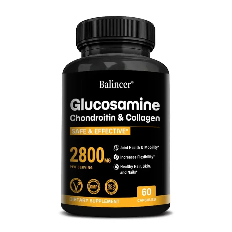 Glucosamine Chondroïtine MSM soutient la santé des os et soulage l'inconfort articulaire augmente la flexibilité - Supplément de soutien articulaire — image 9