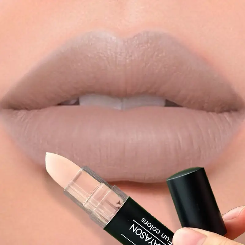 12 Color Lipstick Waterproof Long Lasting Clay Nude Lip Primer Concealer Lip Gloss Matte Gothic Black Makeup Halloween Lip Stick