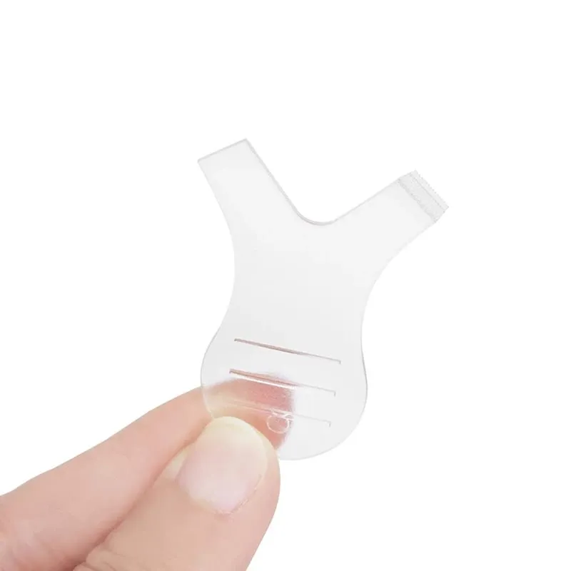 Şeffaf Y Şekli Kirpik Kaldırma Fırçası Yeniden Kullanılabilir Plastik Greft Perma Mini Tarak Makyaj Kirpik Fırçaları 3D Bigudi Fırça Aracı Aksesuarı — image 3