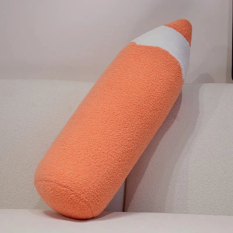 70CM Cartoon Colored Pencil Plush Pillow Soft Sofa Room Cushion Simulation Crayon Toys Nice Gifts