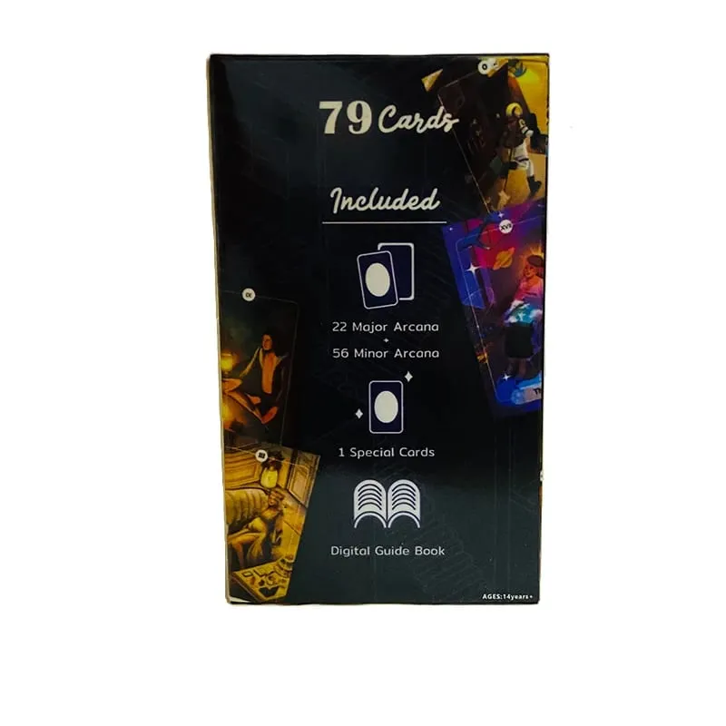78 Storie Tarocchi Carte A 79 Carte Tarocchi Versione inglese Cartomanzia Divinazione Gioco del mazzo per le donne in festa in famiglia