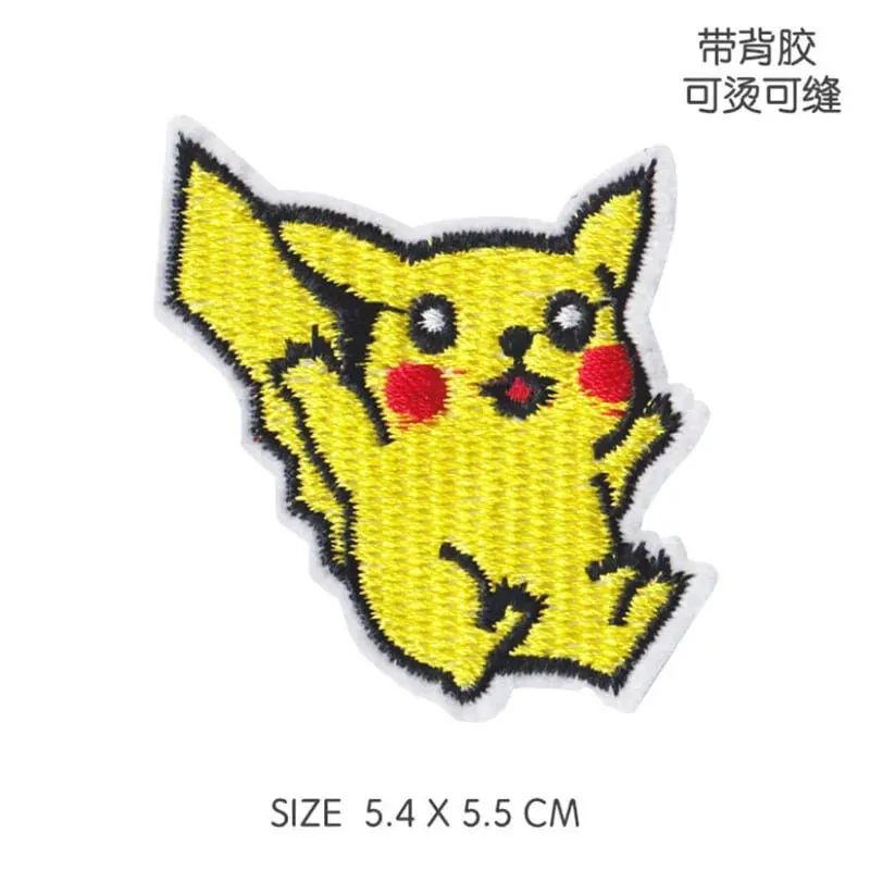 30 Stijl Doek Patch Pikachu Charizard Kleding Stickers Naaien Borduren Patches Applique Ijzer Op Kleding Cartoon Diy Kledingstuk — image 9