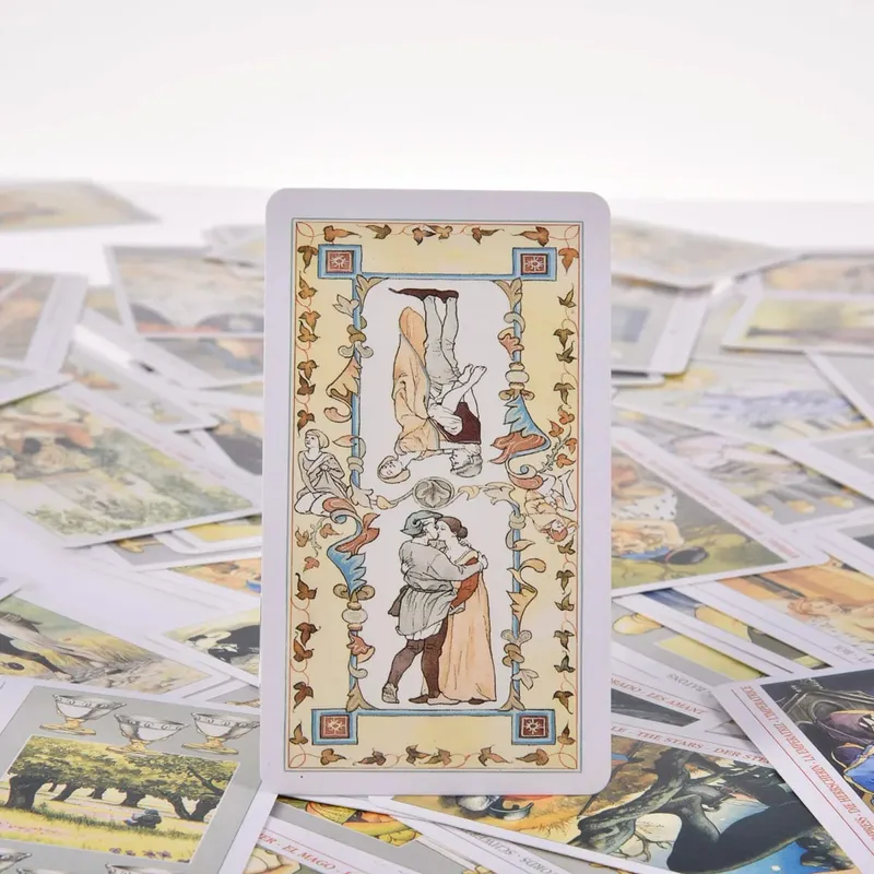 Decameron Tarot Cards A 78-deck English Version Oracle Cards PDF Guideboock Divination Edition Deck Borad Spela spel — image 6