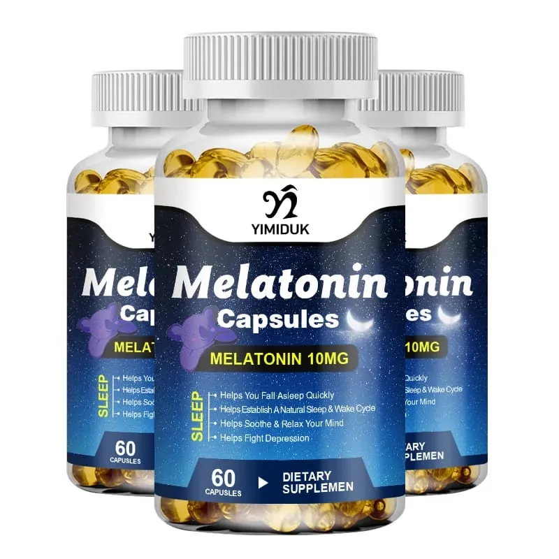 Melatonina 10mg Integratore alimentare per il sonno No Habit Sonno profondo Contiene melatonina - Sonno sano - 120 Capsule — image 11