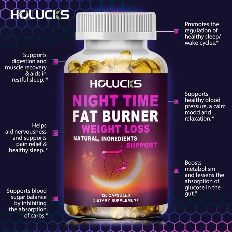 Night Time Weight Loss Capsules - Advanced Weight Loss Supplement - Fat Burners - Belly Fat Burner - Appetite Suppressant — image 6