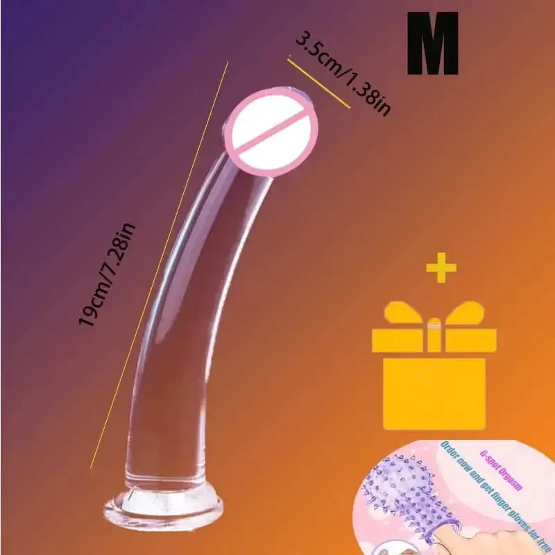 Dildo realistico trasparente Forte ventosa senza vibratore Masturbatore per donne Pene realistico anale Giocattoli del sesso per le donne Sex Shop 18 — image 9