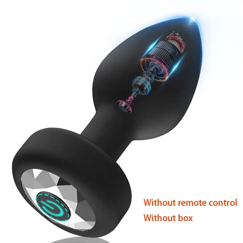 10 velocità Plug anale vibratore telecomando butt plug uomini massaggio prostatico masturbatore femminile giocattoli adulti del sesso per le donne uomini gay — image 8