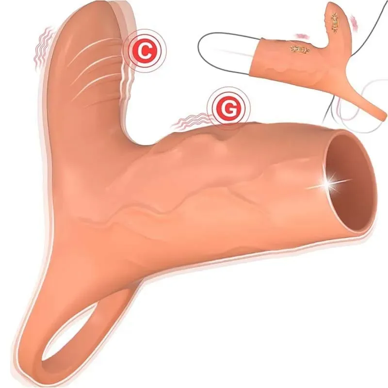 Titreşimli Penis Kollu 10 Modları Horoz Halka G Noktası Teşvik Vibratör Erkekler için Seks Oyuncakları Penis Gecikme Boşalma Ereksiyon Eğitmen 18 — image 8