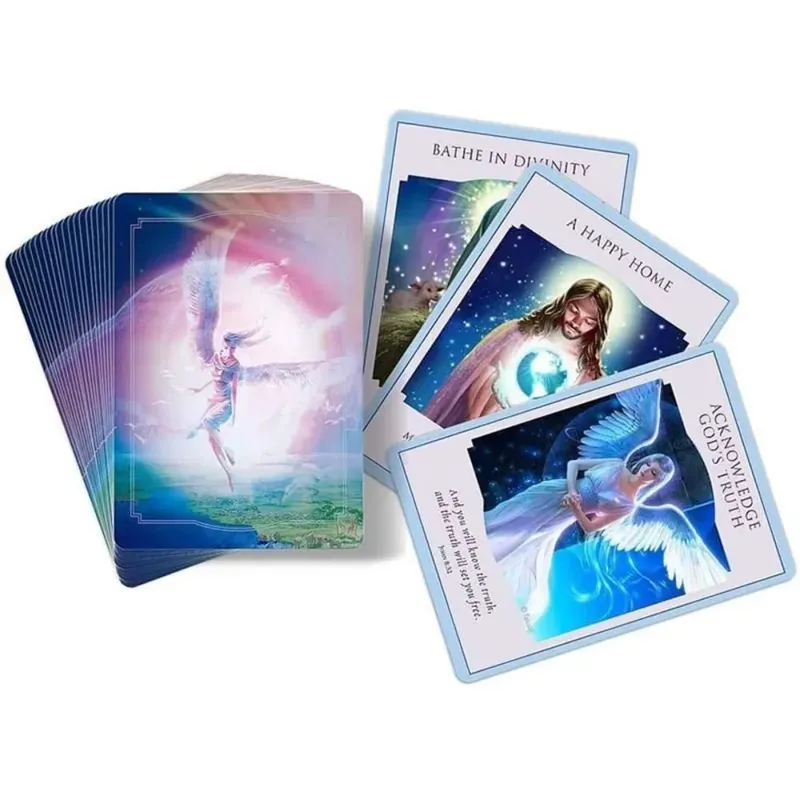 44 adet Aşk Işığı İlahi Rehberlik Oracle Kartları Oyun Masası Oyunu Oracle Kartı 11*6.5 cm — image 6