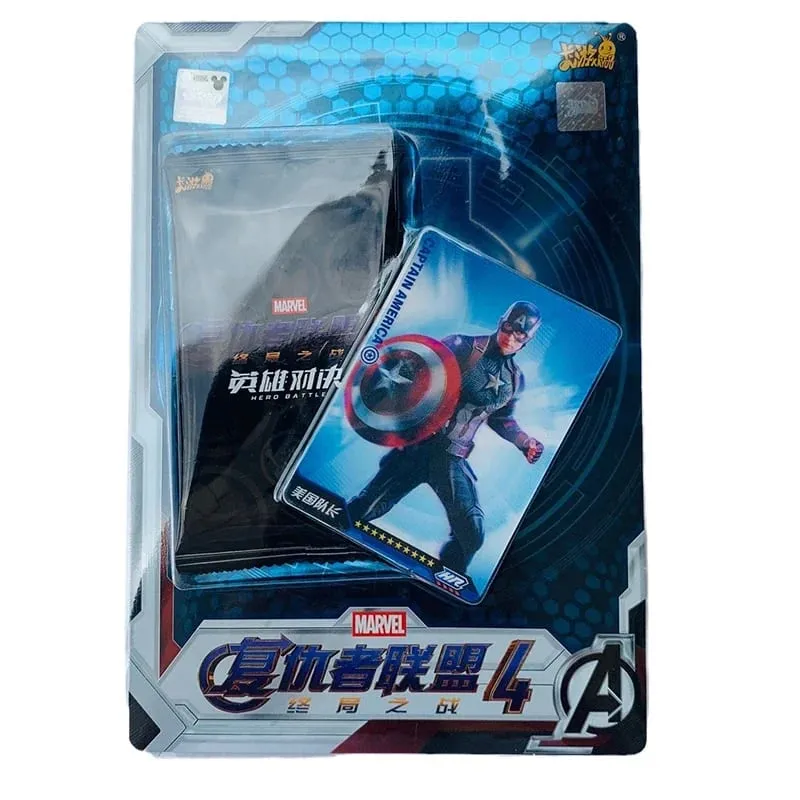 Oryginalna karta Heroes Duel Card wersja konkurencyjna Iron Man Thor Captain CR America karty kolekcjonerskie zabawki — image 10