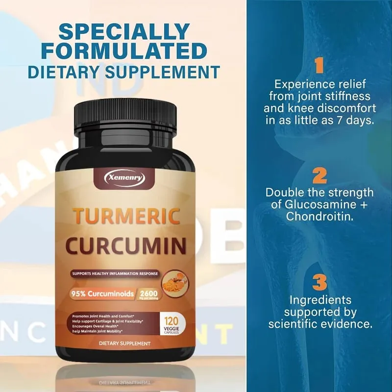 Turmeric Powder Curcumin Supplement Contains 95% Curcumin and Black Pepper Extract — image 6