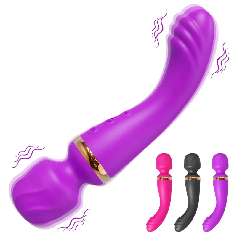 AV ที่มีประสิทธิภาพ Vibrator สำหรับผู้หญิงหัวนม G Spot Clitoris Stimulator Magic-Wand Dildo หญิง Masturbation ผู้ใหญ่ของเล่น FAST การ... — image 1