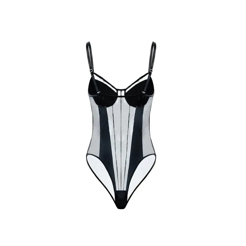 Sexy Tight Fitting Women's Clothing Deep V-Neck Shaping Adjustable Shoulder Straps Reinforced Soft Padded Bra Top — image 6