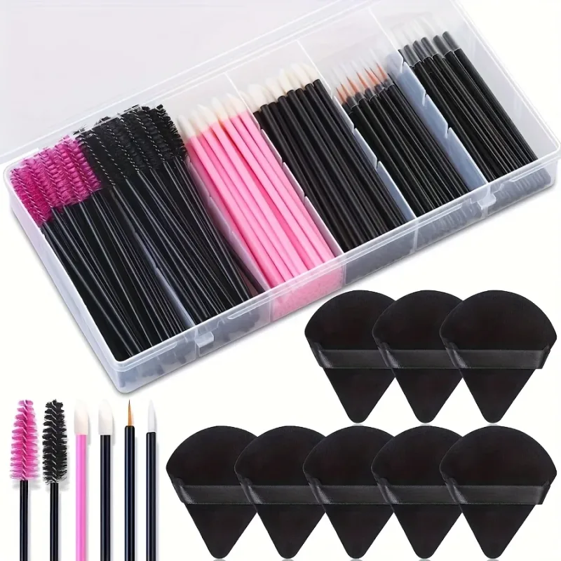 229PCS Makyaj Fırça Seti - 100 Kirpik ve 100 Dudak Fırçası, Saklama Kutulu Yeni Başlayanlar/Profesyoneller için Hepsi Bir Arada Kit (Salon ve Ev Kullanımı) — image 6