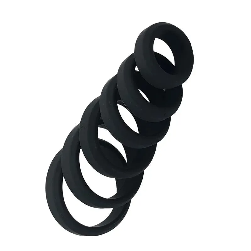 Silikonowy pierścień zabezpieczający nasienie Penis wzmocnienie erekcji opóźnienie wytrysku Cockring zabawki erotyczne dla mężczyzn napletek Cock Ring sklep dla dorosłych — image 2