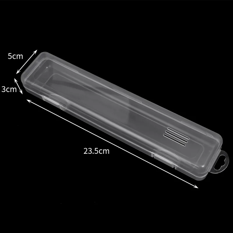 Scatola porta pennelli trasparente per trucco, plastica antipolvere, organizer per pennelli, contenitore leggero per stoviglie, strumenti di bellezza — image 8