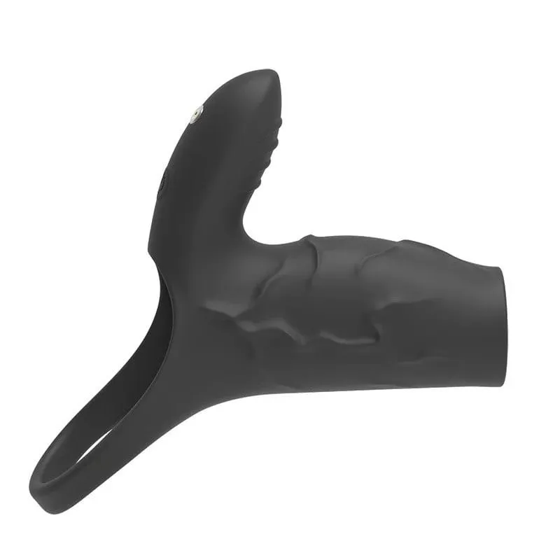 Titreşimli Penis Kollu 10 Modları Horoz Halka G Noktası Teşvik Vibratör Erkekler için Seks Oyuncakları Penis Gecikme Boşalma Ereksiyon Eğitmen 18