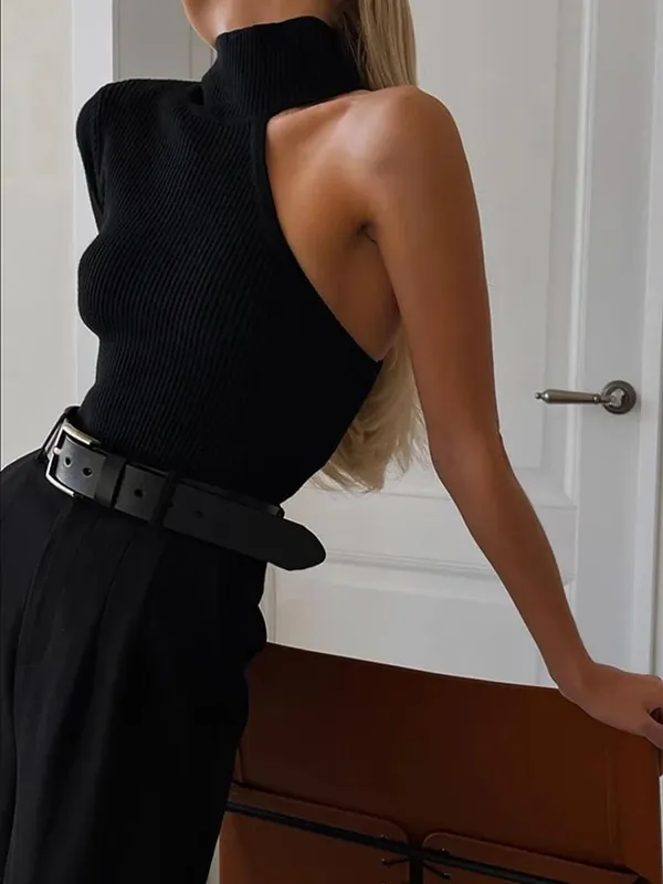 แฟนตาซีเดี่ยวแขนเสื้อปิดไหล่เซ็กซี่คอเต่า Ribbed ถัก Bodice ฤดูใบไม้ร่วง Rave ชุดชุดบอดี้สูทผู้หญิง — image 3