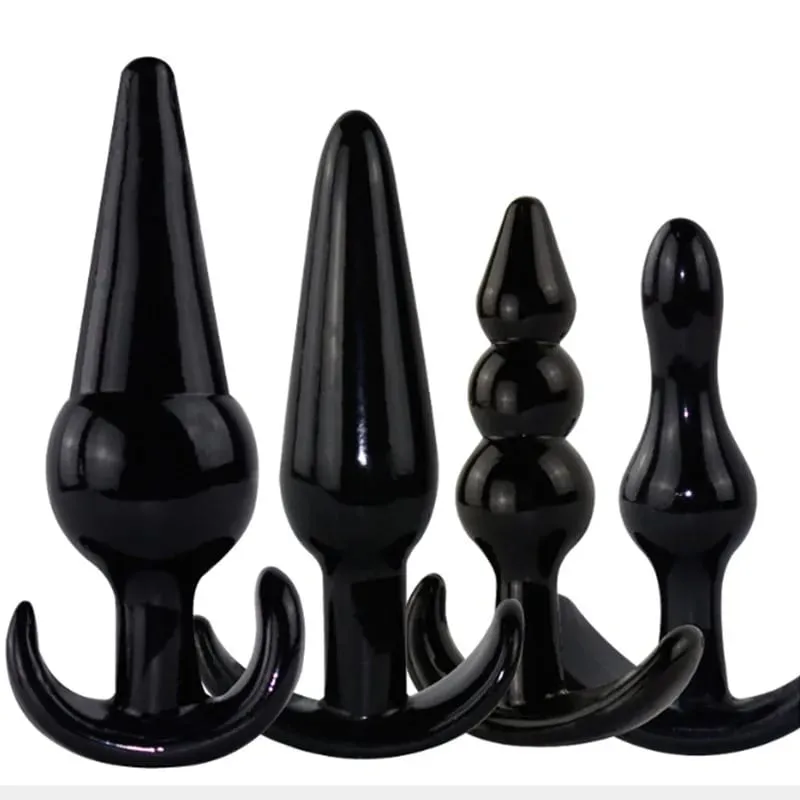 Tappi anali Set di allenamento per l'ano Butt Plug Bullet Dildo Uomo Prostata Massaggio Giocattoli adulti del sesso per donna Gay Buttplug — image 4