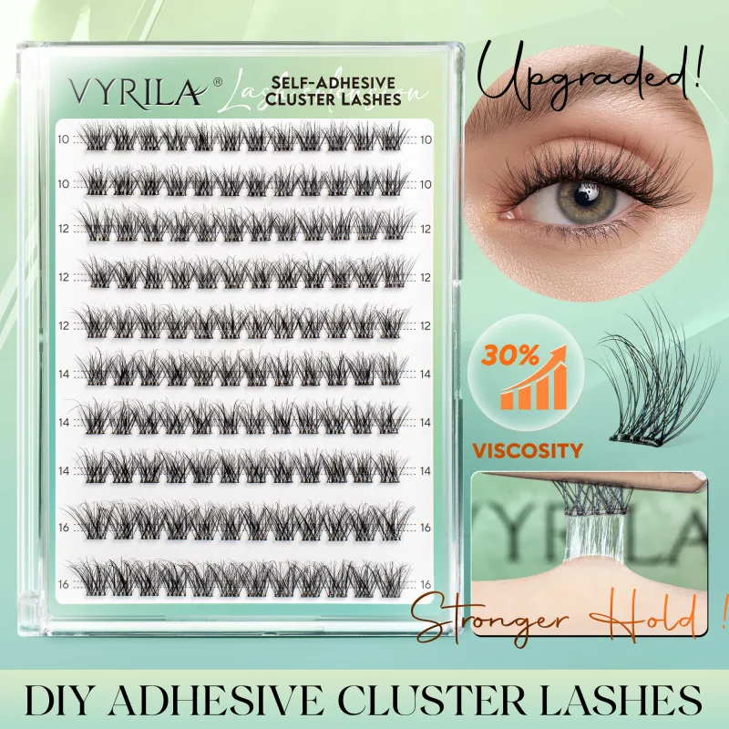 Samolepící řasy Bez nutnosti lepidla Řasy 10‑16 mm Předlepené řasy D Curl Soft Natural Press on Lashes — image 6