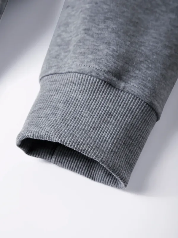 Jersey de cuello redondo para hombre, sudaderas grandes de Color sólido, camisetas para correr al aire libre para primavera y otoño, sudaderas con capucha informales para hombre, ropa de calle — image 17