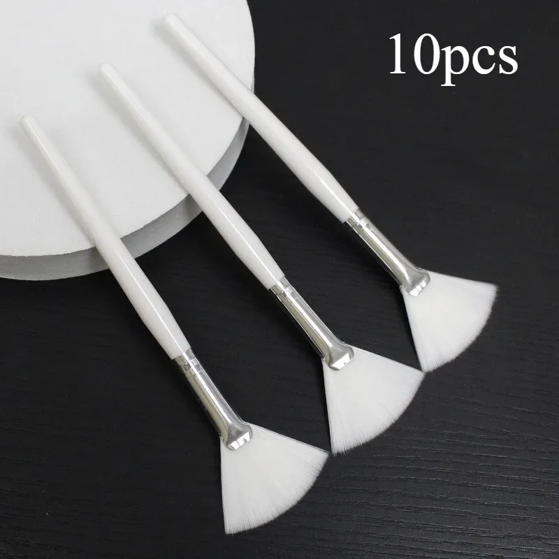 3-10pcs 실용적인 페이셜 브러쉬 DIY 페이스 마스크 브러쉬 세트 소프트 팬 메이크업 브러쉬 여성용 화장품 도구 뷰티 메이크업 브러쉬 — image 11