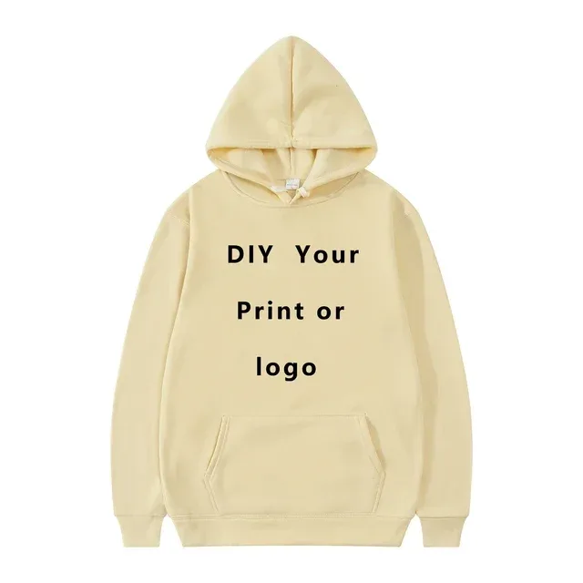2024 Man Woman Casual Custom Printed Text DIY Hoodie Customized Logo Personalized Hoody Custom Hoodies Text Logo Sweatshirt — image 17