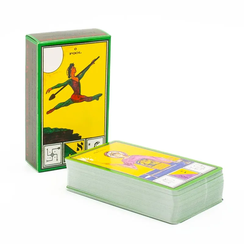 80 pezzi di carte magiche cerimoniali del mazzo di tarocchi una sintesi pittorica tre grandi pilastri della terza edizione 10,6 * 6,3 cm gioco da tavolo — image 2