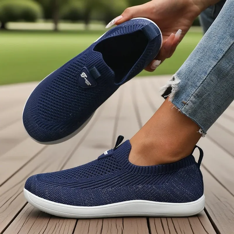 Zero Difference Shoes for Men and Women Wide Version Sports Walking Shoes Soft Sole Anti Slip Comfortable Running Tennis Shoes — image 3