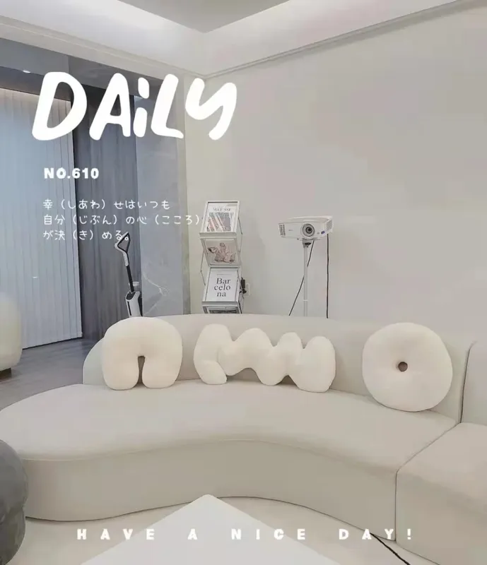 85 ซม.Nordic Home Decor เบาะสีขาวหมอน Plush Soft สำหรับเก้าอี้โซฟาที่นั่ง Love Shape Letter หมอนอิง Decoractive Props ของขวัญ — image 3