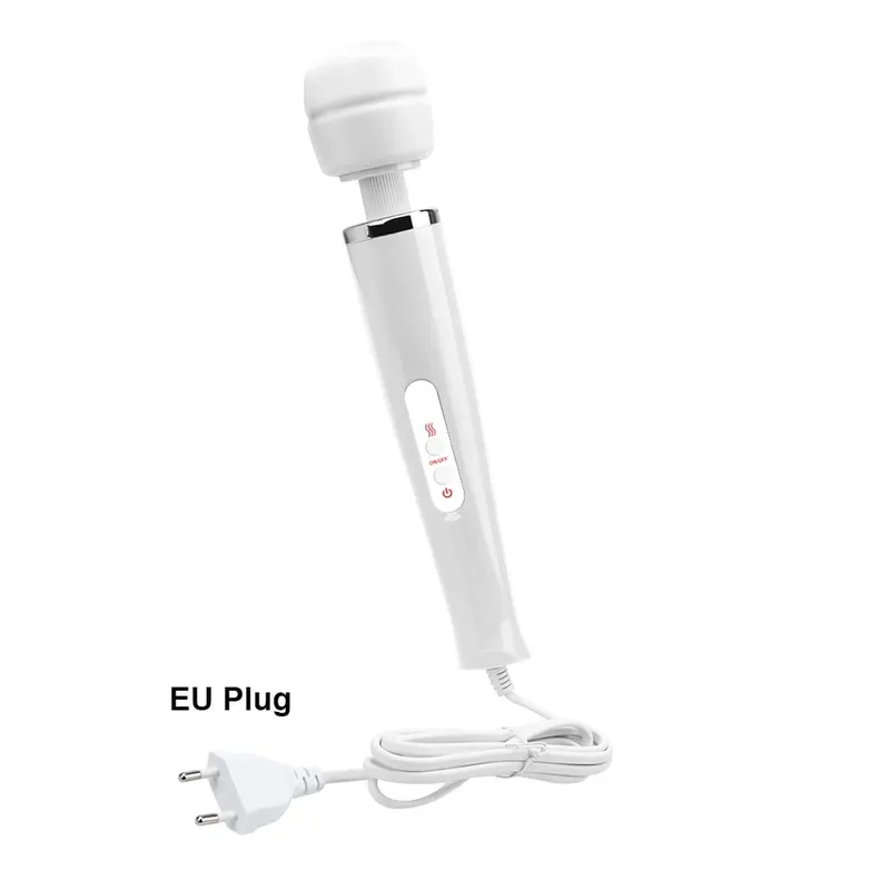 33cm gros vibrateurs ue US Plug baguette magique pour les femmes stimulateur de Clitoris de mamelon Plug Anal Vaginal gode masturbateur féminin jouet sexuel