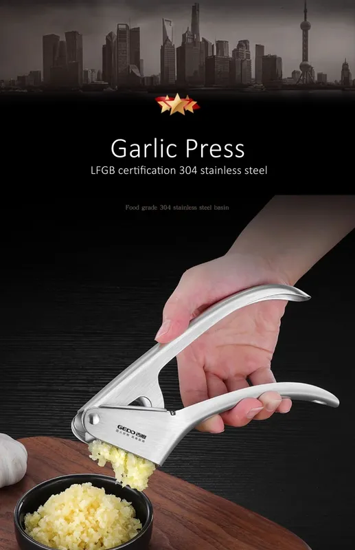 Presse en forme de bec de grue, broyeur de Wasabi Ultra épais en acier inoxydable 304, poignée ergonomique de 19.2cm, machine à pâte et à jus de cuisine — image 7