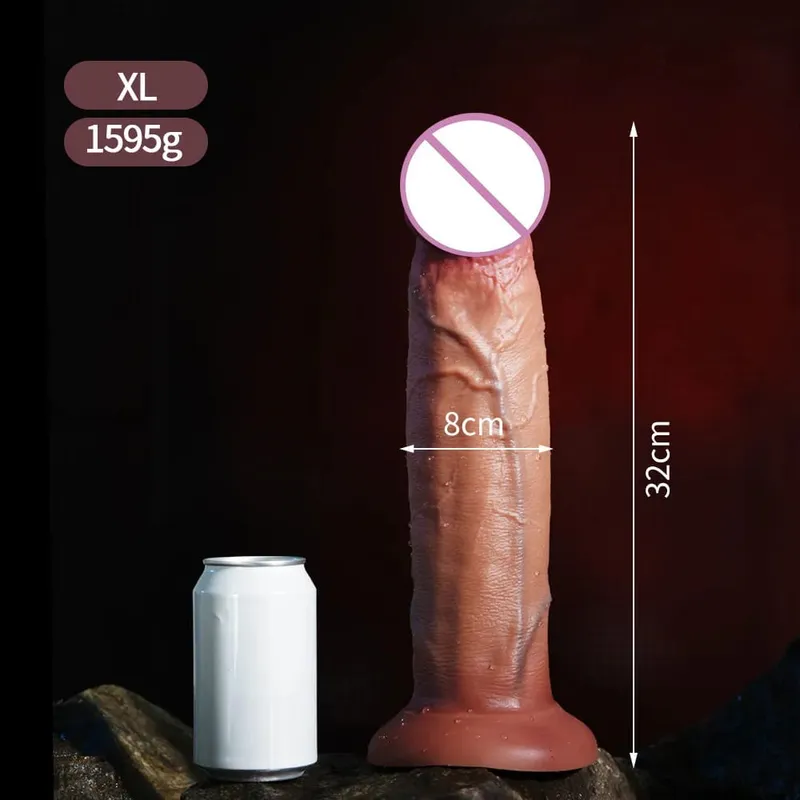 Super Realistic Long Dildo Soft Silicone Anal Dildos Strapon Dick Butt Plug Masturbator Penis Adult Sex Toys for Men Women