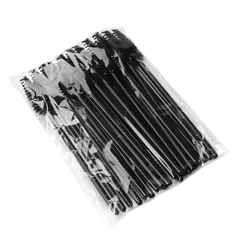 50 st Ögonfransar Ögonbrynsborste Vattendroppsform Nylon Material Fransar Makeup Borstar Ögonfransförlängning Skönhetsverktyg Mascara Wand — image 8