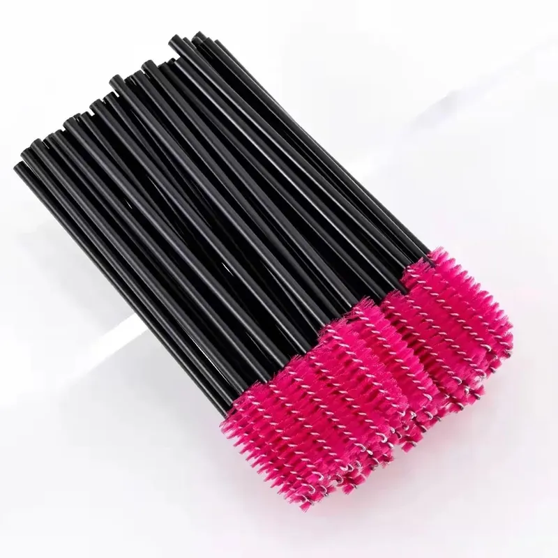 50/500pcs Disposable Eyebrow Eyelash แปรง Wands Eyelash Spoolies Applicator สำหรับ Eyelash Extension แต่งหน้าเครื่องมือขายส่ง — image 4