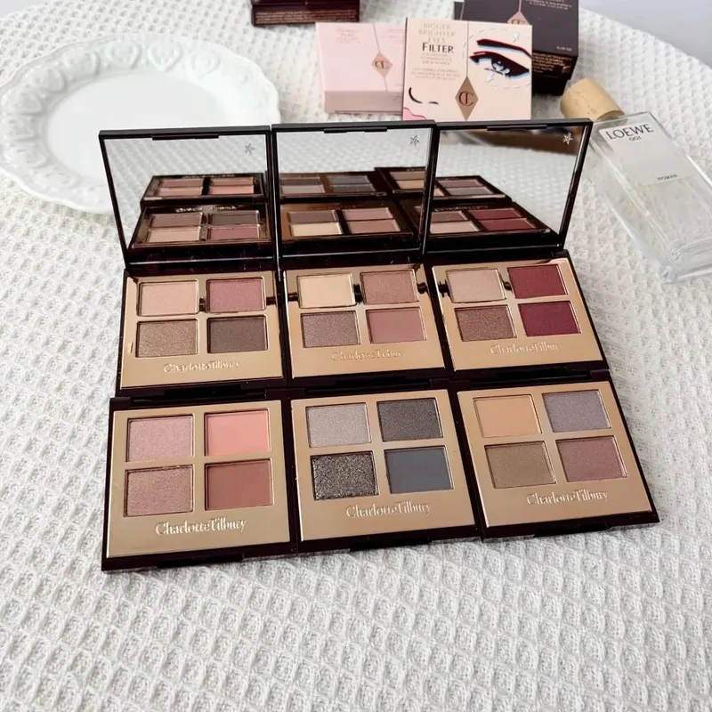 Charlotte Tilbury Luxury Eyeshadow Palette Satin-matte Shimmer and Metallic Finishes Easy-to-use 4-shade CT Eyeshadow Palette — image 3
