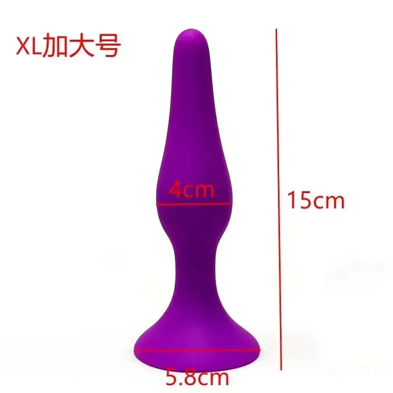 S/L/XL Silikon Anal Plug Butt Plug Anüs Stimülasyonu Prostat Masajı Seks Oyuncakları Kadın Erkek Eşcinsel Anal Dilatör Seks Shop Bdsm — image 12