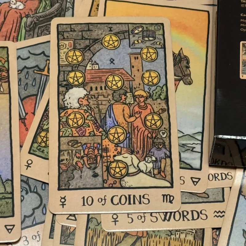 Cartes Akashic Eye Tarot Édition portable anglaise Guide facile à lire Idéal pour les débutants Divination Méditation et jeux de fête — image 2
