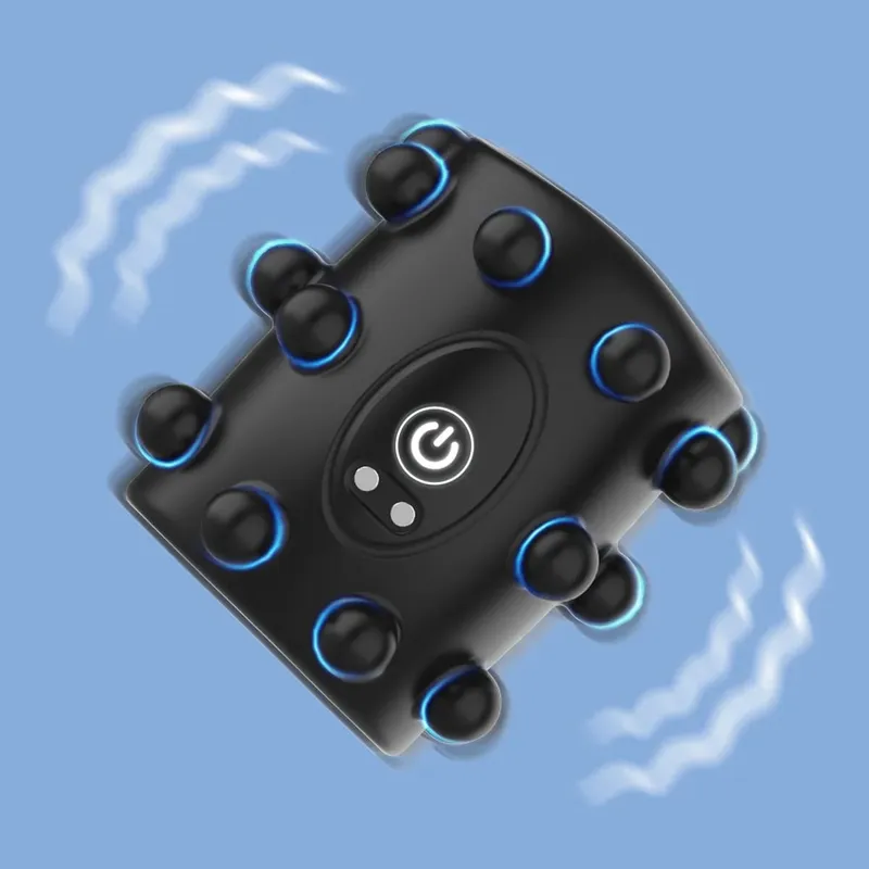 페니스 슬리브가있는 실리콘 진동 수탉 반지 Clitoral Stimulator 9 모드 향상된 즐거움을위한 조정 가능한 커플 섹스 토이 — image 1