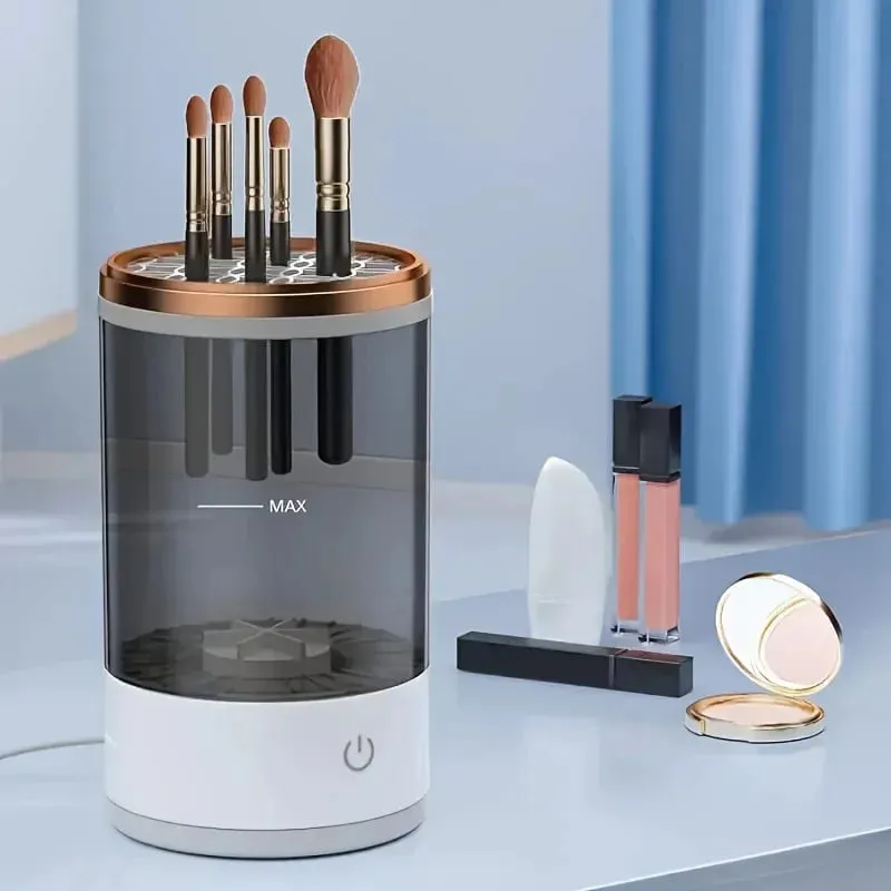 USB napájený čistič a vysoušeč štětců na make-up bez zápachu baterie Plug and Play Základní nástroj pro krásu pro kosmetické štětce — image 4