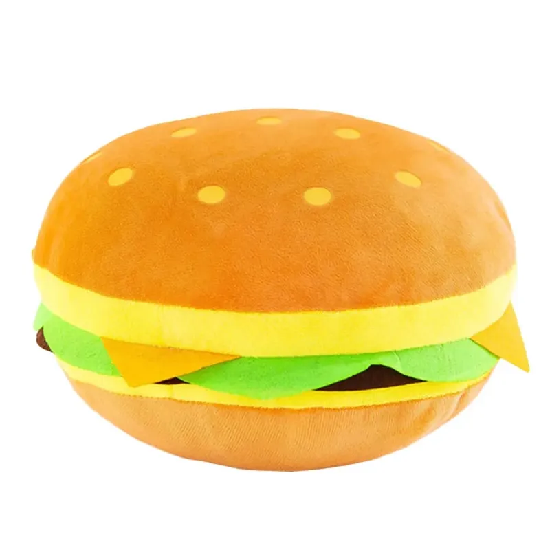 30 cm Hamburger-Wurfkissen, kreatives Simulationskissen für Sofa, Schlafzimmer, Auto, Büro, dekoratives Kissen, weich, bequem, Geschenk