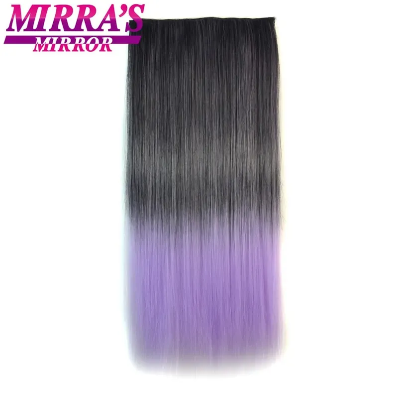 Clip In Hair Extensions With Clips Hairpieces Synthetic Extension False/Fake Hair Blonde Eunice Hair Long Hair Pieces Red Pink — image 33