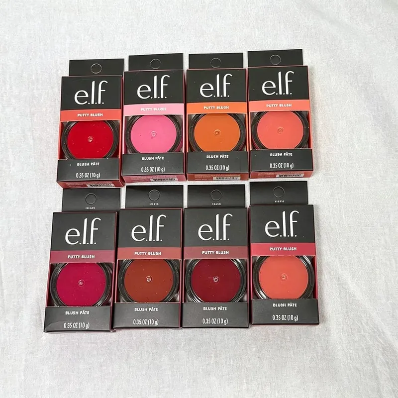 Elf Putty Blush Single Matte Cream Blush Dual-ใช้เป็นครีมอายแชโดว์ โทนสีอ่อนธรรมชาติสำหรับการแต่งหน้าบนใบหน้าทุกวันได้อย่างง่ายดาย — image 5