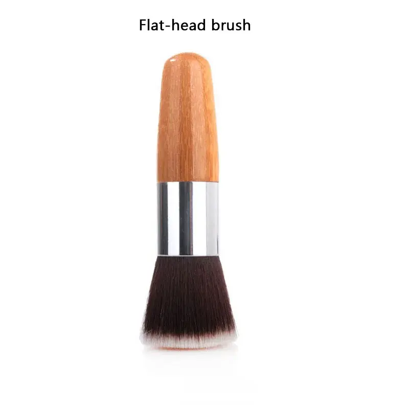 1ks profesionálních štětců na make-up Bamboo Handle Powder Concealer Tekutý make-up Nástroje na kosmetiku Kosmetický štětec